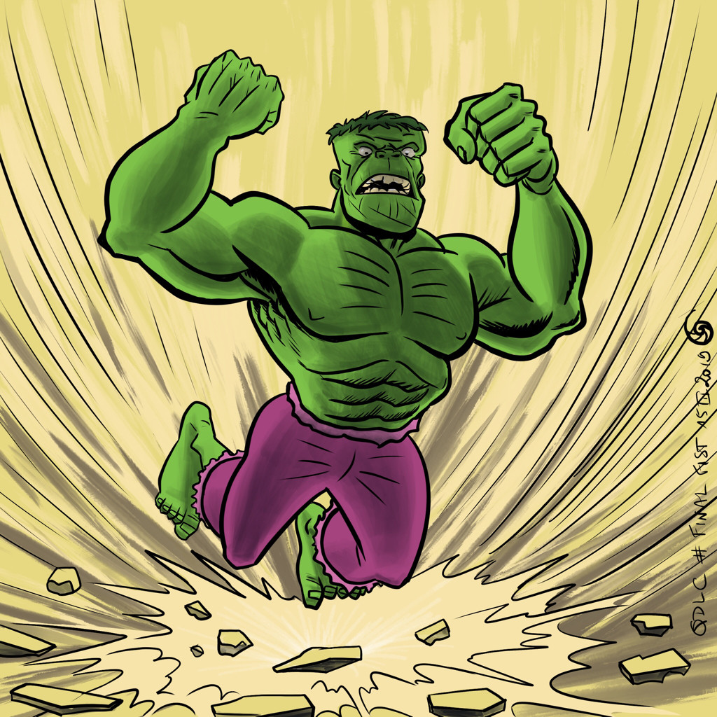 Nautile Bleu Hulk Smash Today S Theme Of The Qdlc Is Final