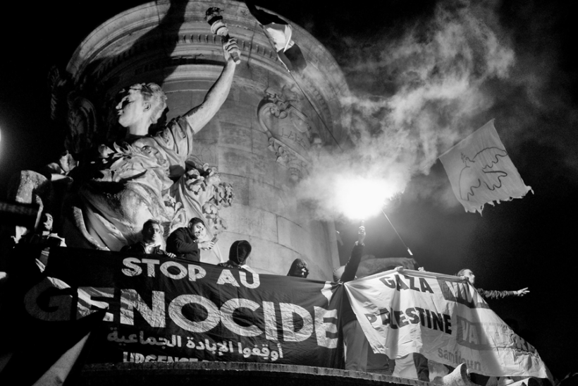 Manifestation pour la Palestine à Paris, place de la République.